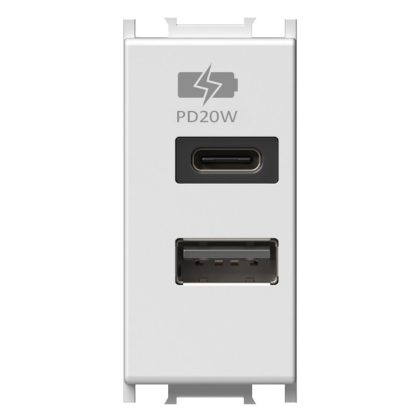 TEM USB punjač EM69 bijeli 20W