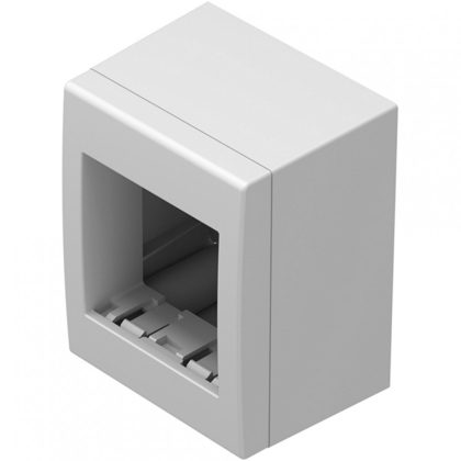 TEM kućište CUBO 2M s dnom bijelo IP20