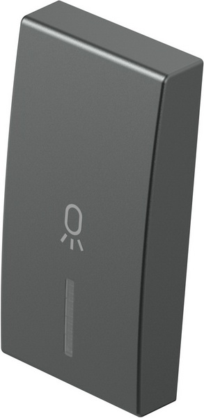 TEM tipka 1M svjetlo s indikatorom antracit