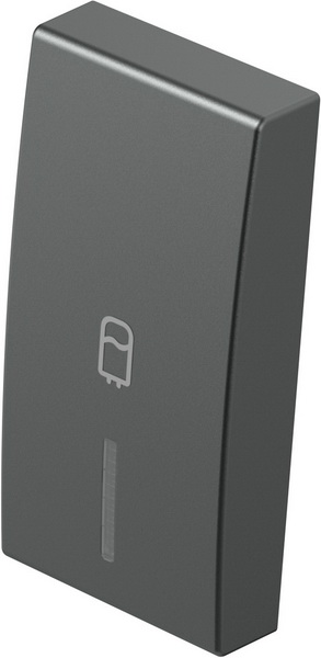 TEM tipka 1M bojler s indikatorom antracit