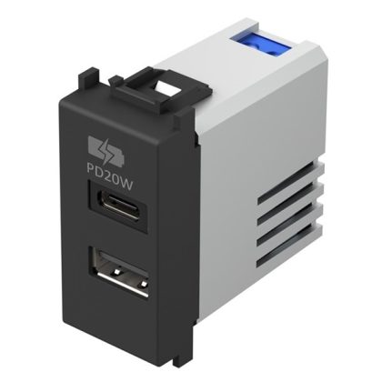 TEM USB punjač 20W crni 1M za Apple