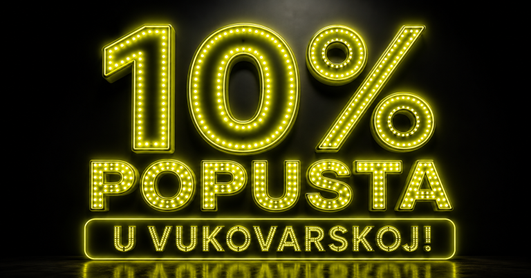 10% popusta u Ulici Grada Vukovara